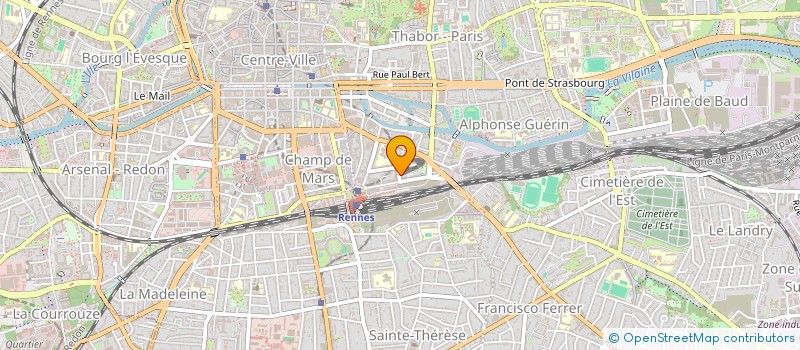 localisation de l'entreprise MONSIEUR NEDYNESON DE SOUZA  RENNES