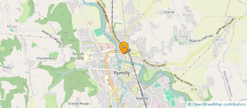 localisation de l'entreprise MONSIEUR NEDZAD MALCINOVIC  RUMILLY