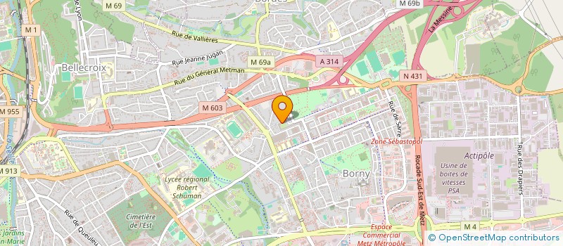 localisation de l'entreprise MONSIEUR NEDZHAT MURAD  METZ