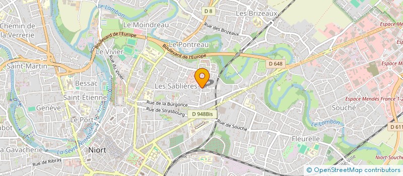 localisation de l'entreprise MONSIEUR NEFAMBOME YAYA DAH  NIORT