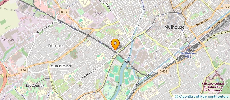 localisation de l'entreprise MONSIEUR NEGIB JENDOUBI  MULHOUSE