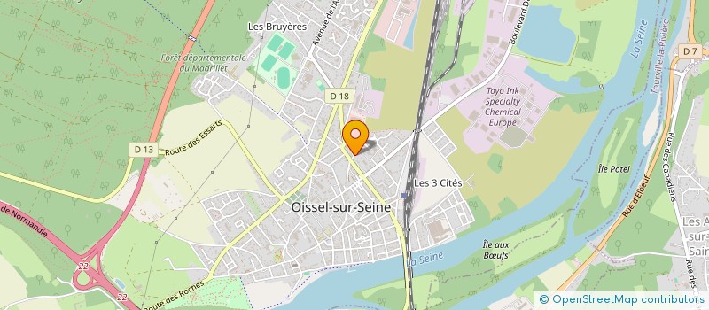 localisation de l'entreprise MONSIEUR NEHEMIE CAPLOT  OISSEL