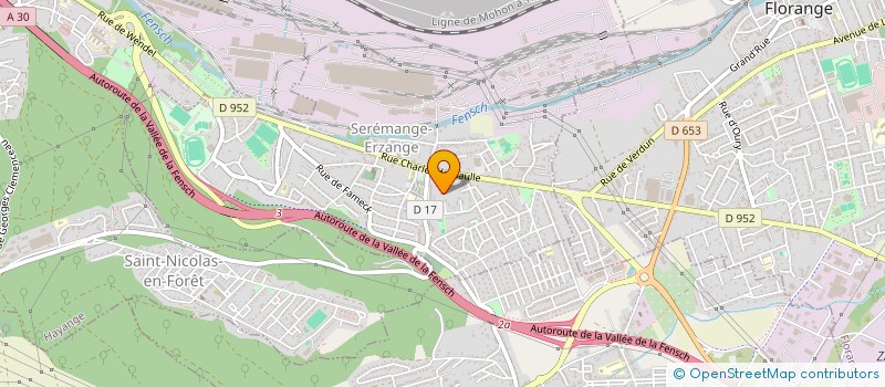 localisation de l'entreprise MONSIEUR NEHMAN MEGGAIZ  SEREMANGE-ERZANGE