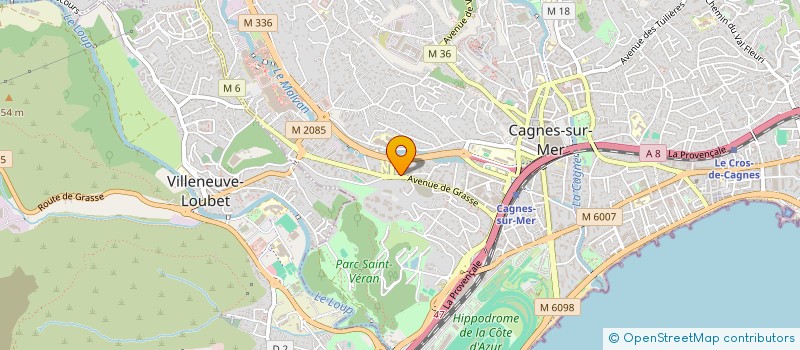 localisation de l'entreprise MONSIEUR NEIL AMRANE  CAGNES-SUR-MER