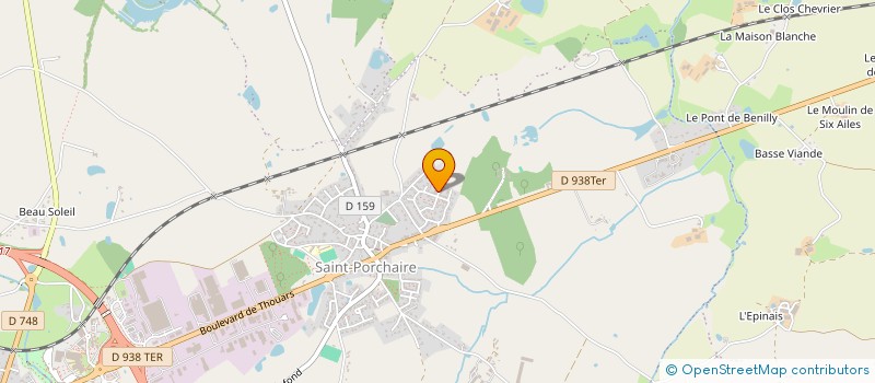 localisation de l'entreprise MONSIEUR NEIL AUGEREAU  BRESSUIRE