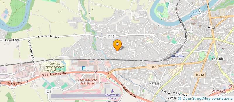 localisation de l'entreprise MONSIEUR NEIL BATOUCHE à ALBI