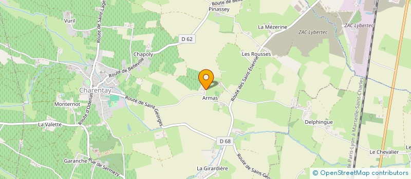 localisation de l'entreprise MONSIEUR NEIL BONNAFOUS  CHARENTAY