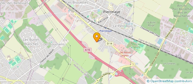 localisation de l'entreprise MONSIEUR NEIL BOUILLON  PIERRELAYE