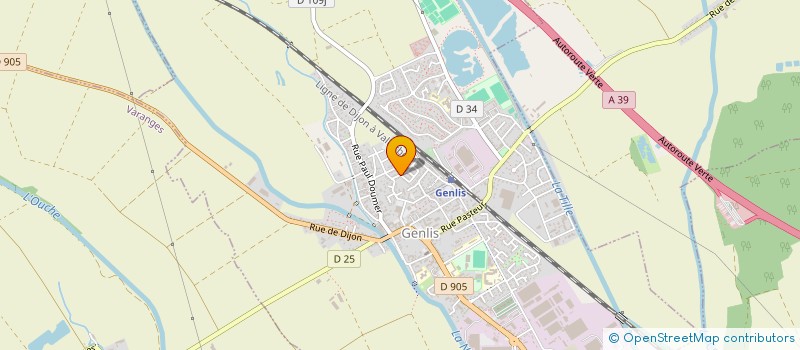 localisation de l'entreprise MONSIEUR NEIL CURIE  FAUVERNEY