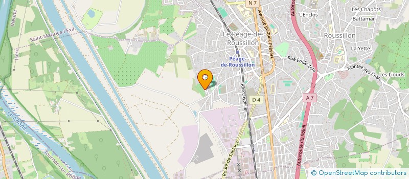 localisation de l'entreprise MONSIEUR NEIL GHERBI  LE PEAGE-DE-ROUSSILLON