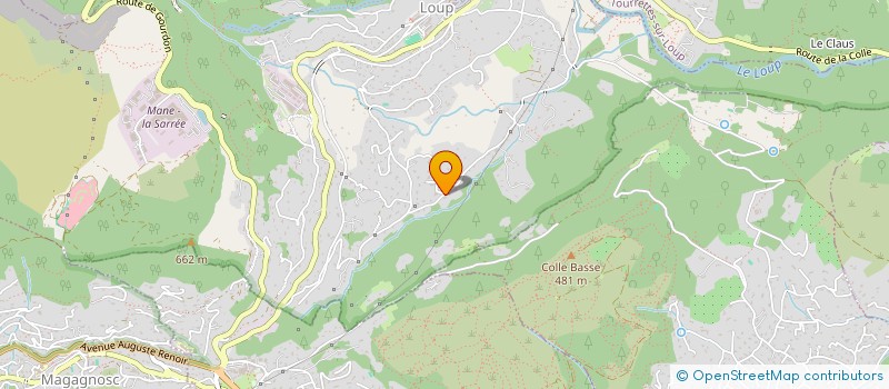 localisation de l'entreprise MONSIEUR NEIL GREENO  LE BAR-SUR-LOUP
