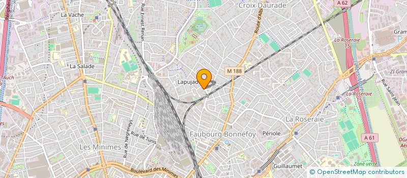 localisation de l'entreprise MONSIEUR NEIL GUENDOUZE  TOULOUSE