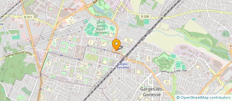 localisation de l'entreprise MONSIEUR NEIL KOTCHI  SARCELLES