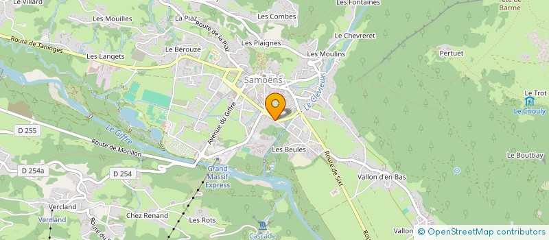 localisation de l'entreprise MONSIEUR NEIL MACKLEY  SAMOENS