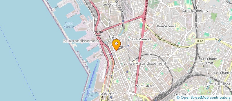 localisation de l'entreprise MONSIEUR NEIL MAHIOUS  MARSEILLE