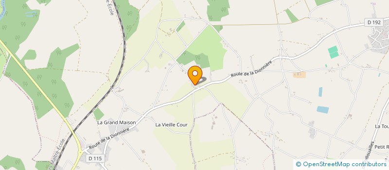 localisation de l'entreprise MONSIEUR NEIL MORICEAU  RIVES-DU-LOIR-EN-ANJOU