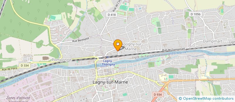 localisation de l'entreprise MONSIEUR NEIL MOUKENGUET BILONGO  THORIGNY-SUR-MARNE