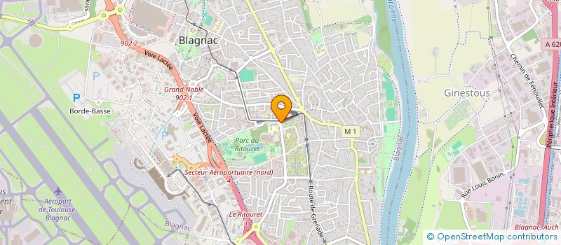 localisation de l'entreprise MONSIEUR NEIL MOUYEM à BLAGNAC