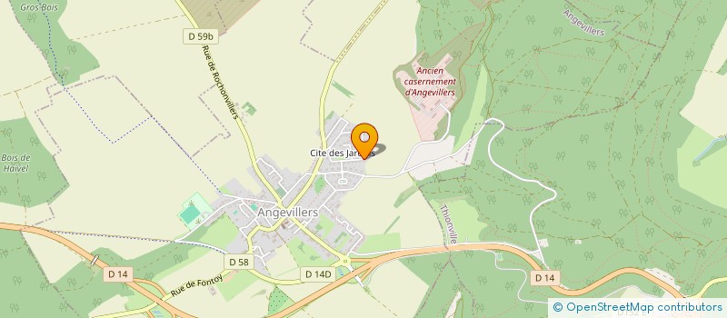 localisation de l'entreprise MONSIEUR NEIL ZERARGA  ANGEVILLERS