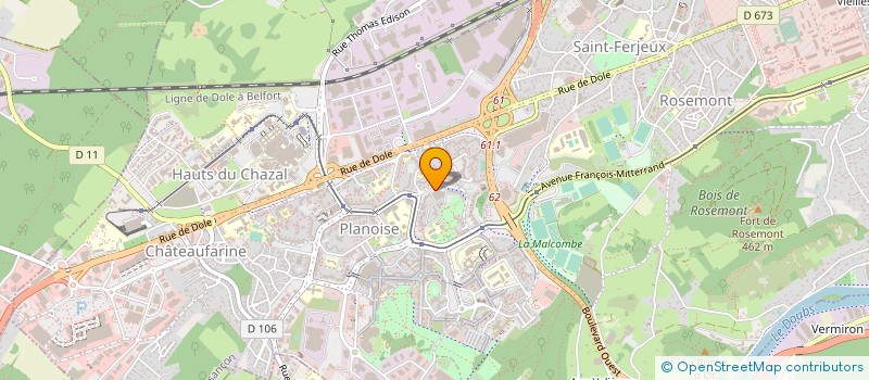 localisation de l'entreprise MONSIEUR NEJAT AJVAZI à BESANCON