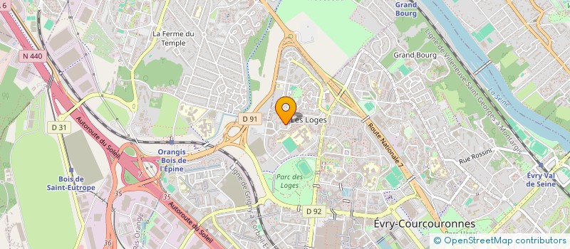 localisation de l'entreprise MONSIEUR NEJDINE LAFHAJ à EVRY-COURCOURONNES