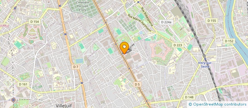 localisation de l'entreprise MONSIEUR NEJIB BARKA  VITRY-SUR-SEINE
