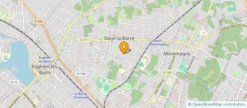 localisation de l'entreprise MONSIEUR NEJIB BEN AHMED  DEUIL-LA-BARRE