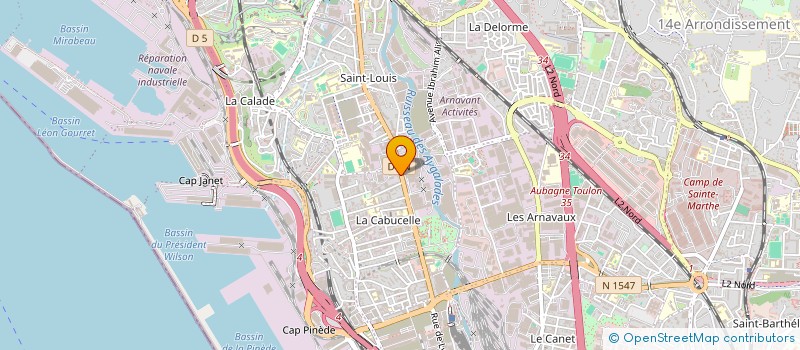 localisation de l'entreprise MONSIEUR NEJIB MAGOURI à MARSEILLE