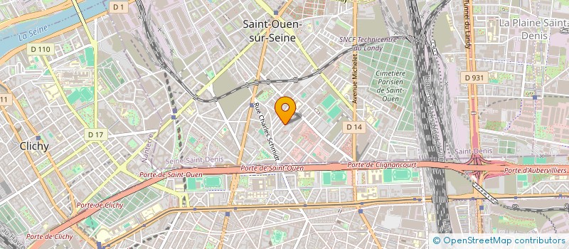 localisation de l'entreprise MONSIEUR NEJM-EDDINE HAMILA à SAINT-OUEN-SUR-SEINE