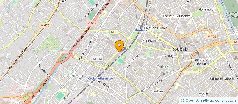 localisation de l'entreprise MONSIEUR NEJMI LOUNACI  ROUBAIX