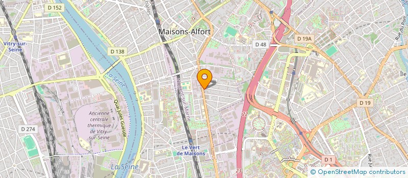 localisation de l'entreprise MONSIEUR NEKROUF MOHAMED EL AMINE  MAISONS-ALFORT