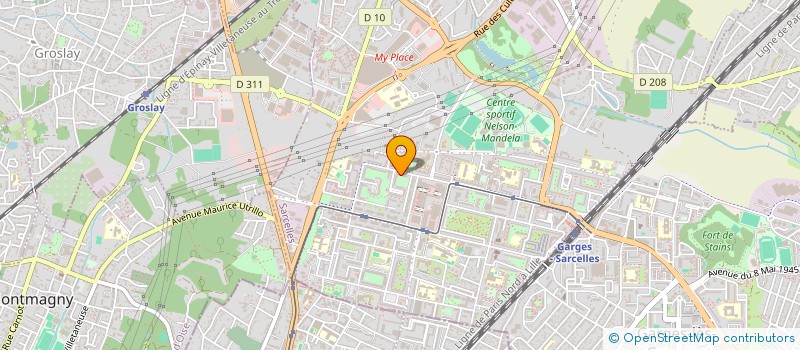 localisation de l'entreprise MONSIEUR NELDO COHEN à SARCELLES