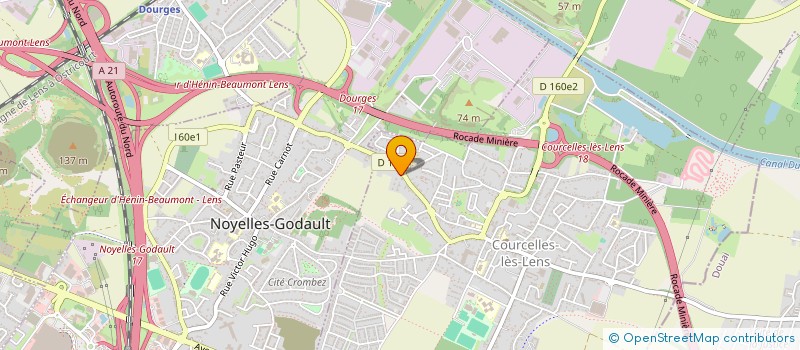 localisation de l'entreprise MONSIEUR NELLO FAGGIONI  COURCELLES-LES-LENS