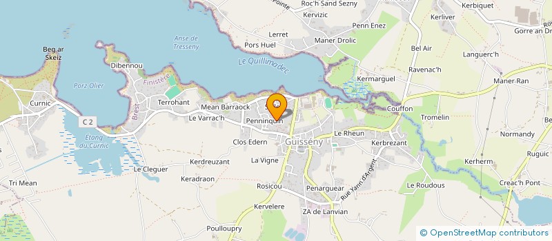 localisation de l'entreprise MONSIEUR NELLY HEMON  GUISSENY