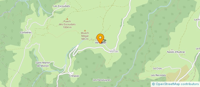 localisation de l'entreprise MONSIEUR NELLY MARCILLAC  SAINT GENIEZ D'OLT ET D'AUBRAC