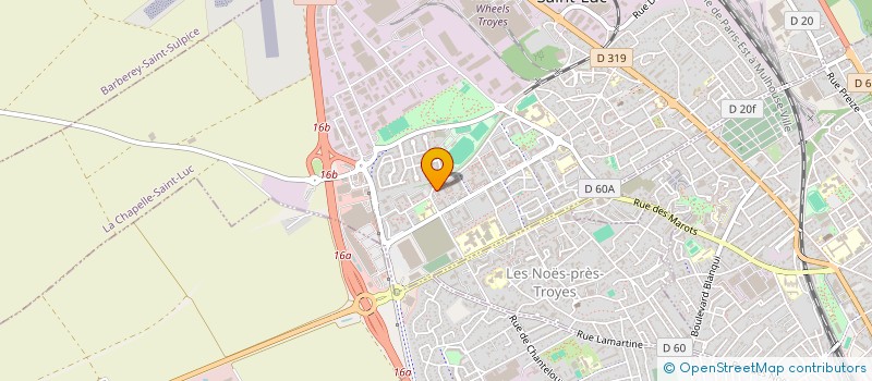 localisation de l'entreprise MONSIEUR NELSON ALMEIDA MENDES  LA CHAPELLE-SAINT-LUC