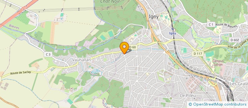 localisation de l'entreprise MONSIEUR NELSON BARBOSA FERREIRA  IGNY