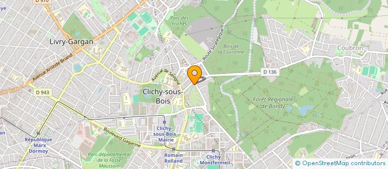 localisation de l'entreprise MONSIEUR NELSON BARBOSA PINTO  CLICHY-SOUS-BOIS