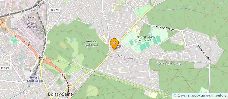 localisation de l'entreprise MONSIEUR NELSON BATISTA à SUCY-EN-BRIE