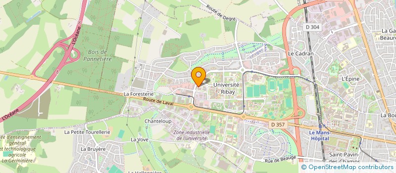 localisation de l'entreprise MONSIEUR NELSON BOREL FOSSI  LE MANS