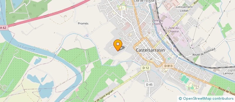 localisation de l'entreprise MONSIEUR NELSON BURET  CASTELSARRASIN