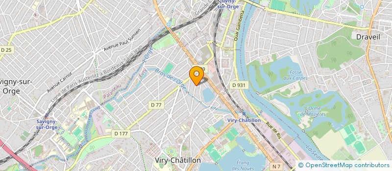 localisation de l'entreprise MONSIEUR NELSON CARVALHO  VIRY-CHATILLON