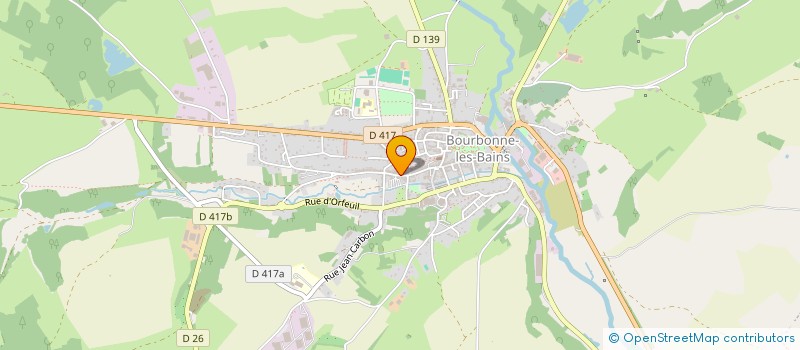localisation de l'entreprise MONSIEUR NELSON CAYAU à BOURBONNE-LES-BAINS