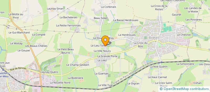 localisation de l'entreprise MONSIEUR NELSON CERQUEIRA DE CARVALHO  BRETEIL