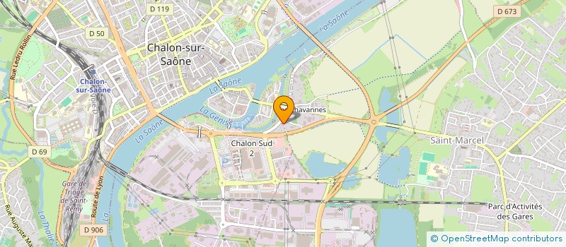 localisation de l'entreprise MONSIEUR NELSON COURTIAL  CHALON-SUR-SAONE