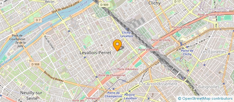 localisation de l'entreprise MONSIEUR NELSON DA NAVE à LEVALLOIS-PERRET