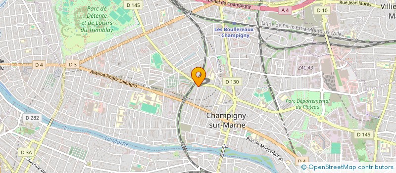 localisation de l'entreprise MONSIEUR NELSON DA SILVA CAETANO à CHAMPIGNY-SUR-MARNE