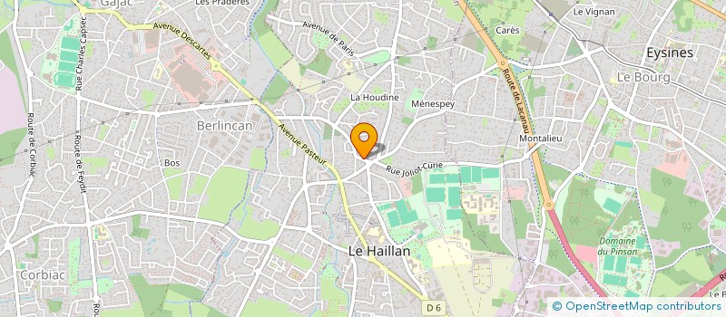 localisation de l'entreprise MONSIEUR NELSON DAREIX  LE HAILLAN