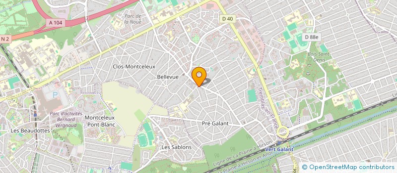 localisation de l'entreprise MONSIEUR NELSON DE PINA FURTADO  VILLEPINTE