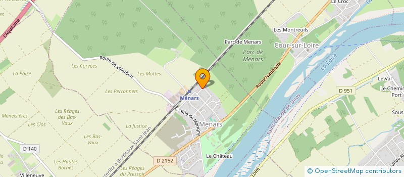 localisation de l'entreprise MONSIEUR NELSON DE SOUSA  MENARS